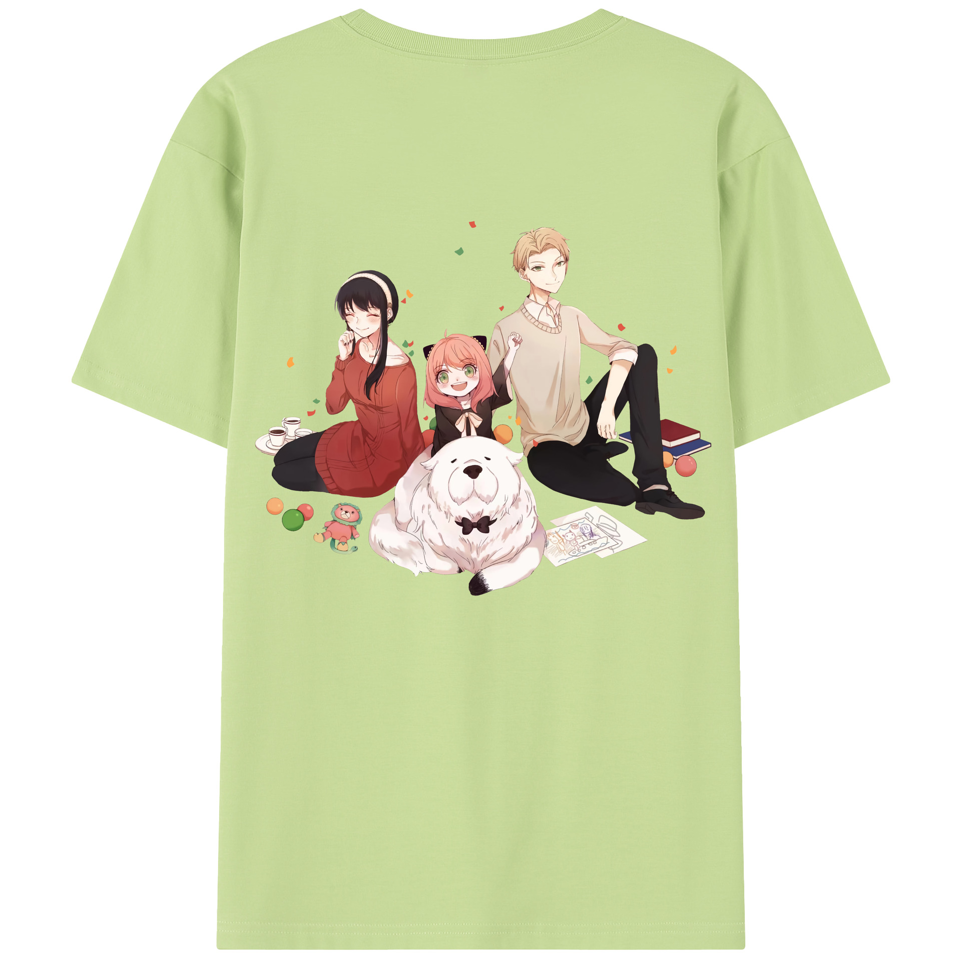 （画像用） SPY×FAMILY间谍家家酒 綿100％半袖Tシャツ（背面プリント）